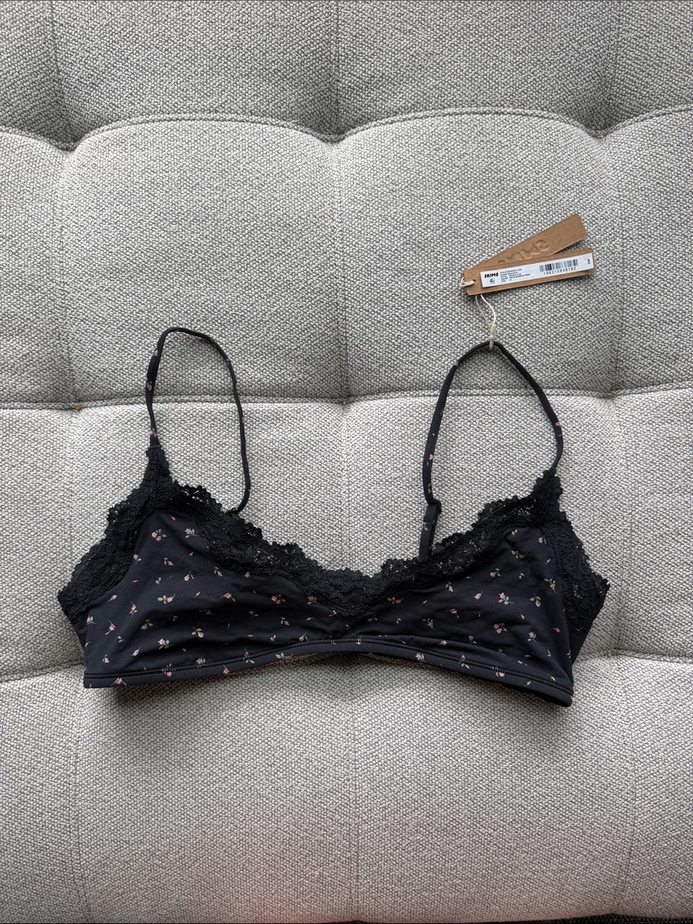 SKIMS floral bralette